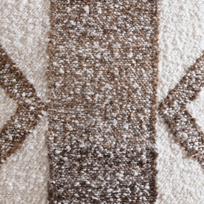 Ashley Brettwood Ivory Brown Pillow (Set of 4)