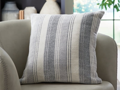 Ashley Adikus Blue Gray White Pillow (Set of 4)