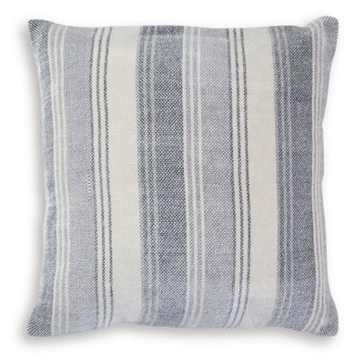 Ashley Adikus Blue Gray White Pillow (Set of 4)