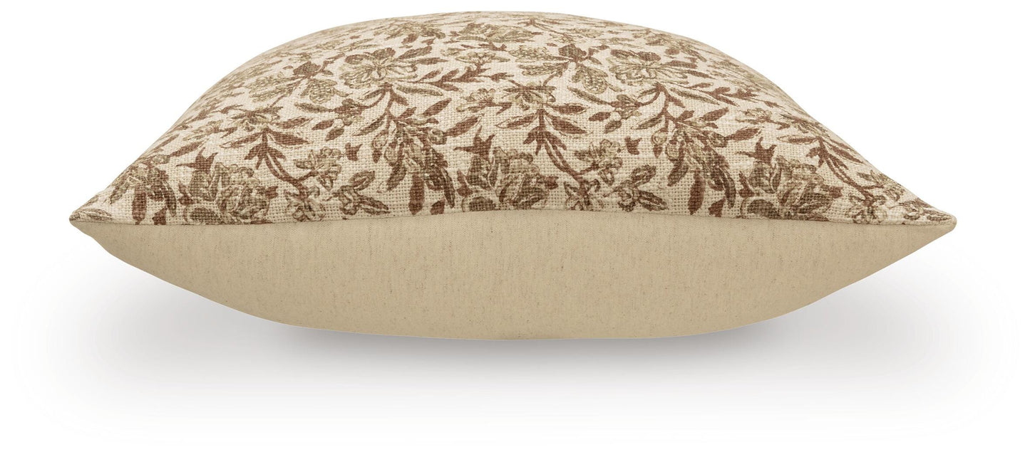 Ashley Altmontner Brown Beige Pillow (Set of 4)