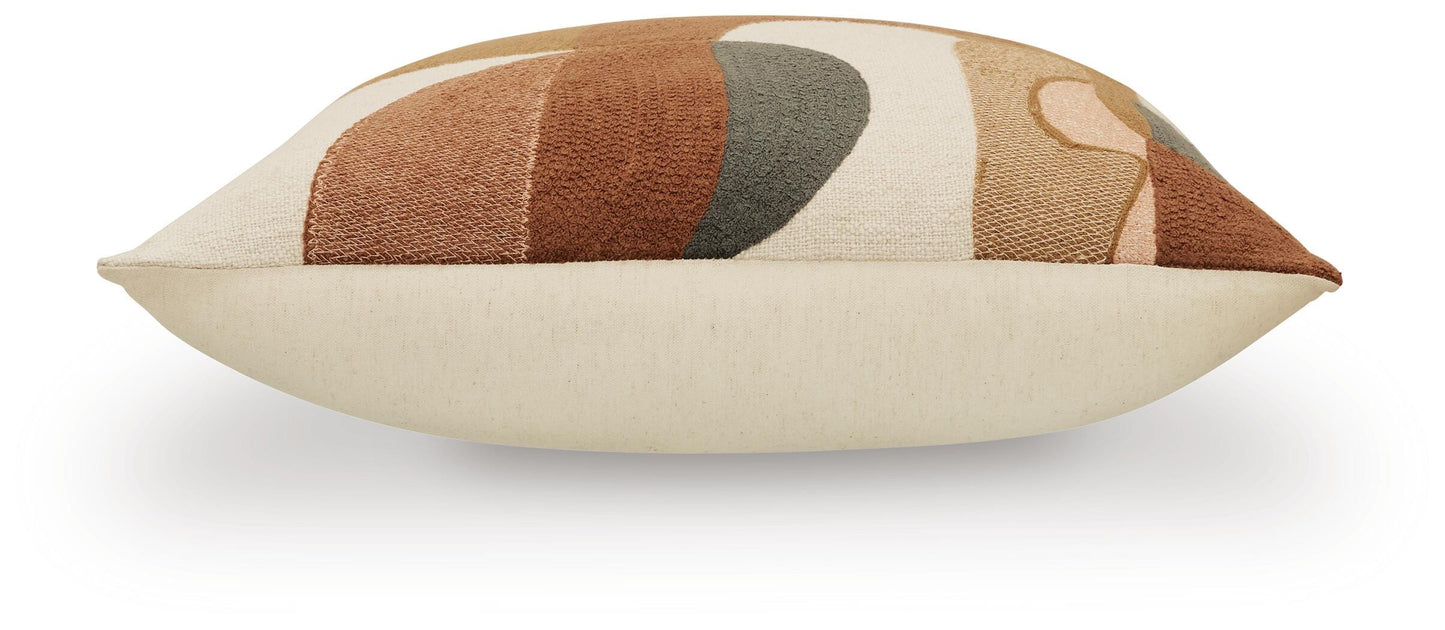 Ashley Hallam Sienna Gold Charcoal Pillow (Set of 4)