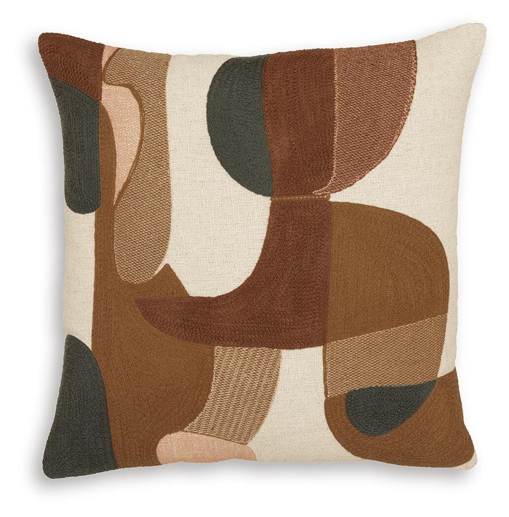 Ashley Hallam Sienna Gold Charcoal Pillow (Set of 4)
