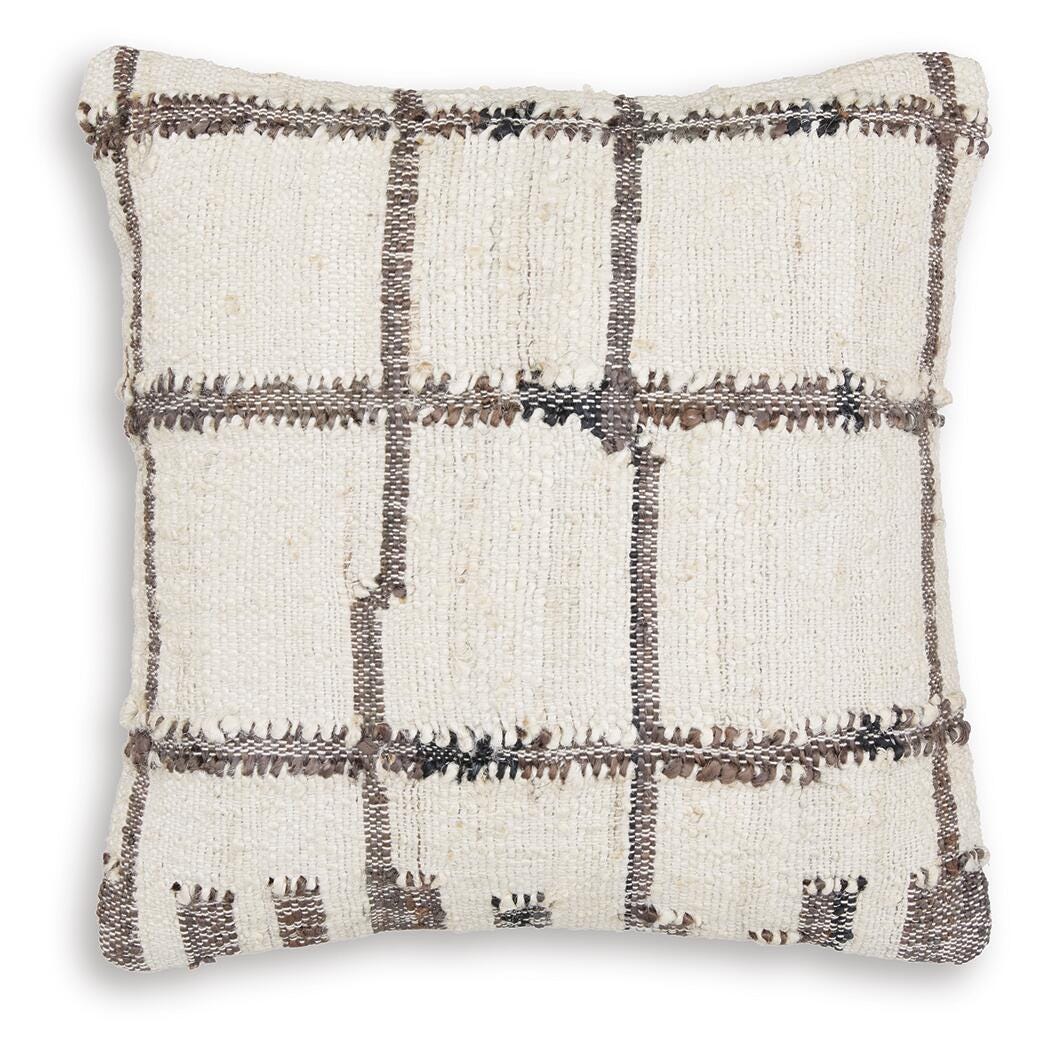 Ashley Wimings Brown Black Cream Pillow (Set of 4)