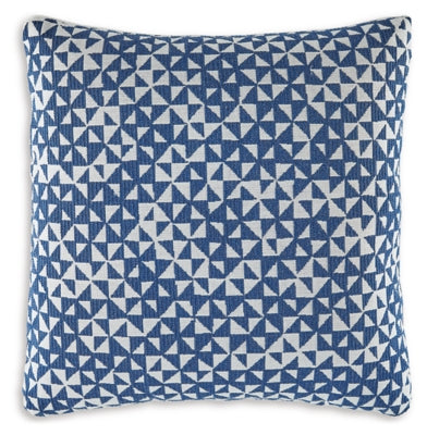 Ashley Jaycott Next-Gen Nuvella Blue White Pillow