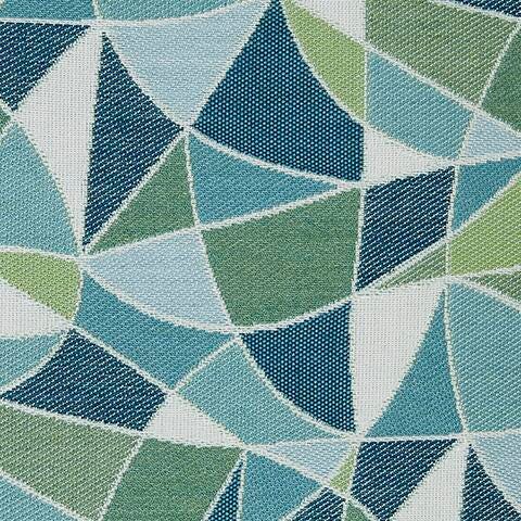 Ashley Seanow Next-Gen Nuvella Green Turquoise White Pillow