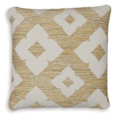 Ashley Brockner Next-Gen Nuvella Brown Yellow Pillow