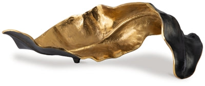 Ashley Melinda Black Gold Finish Sculpture