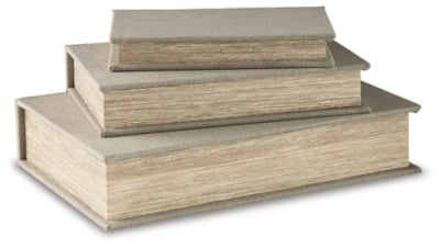 Ashley Jolina Linen Box (Set of 3)