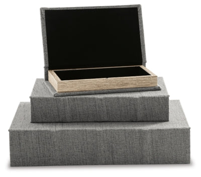 Ashley Jolina Gray Box (Set of 3)
