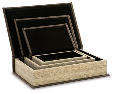 Ashley Jolina Brown Box (Set of 3)