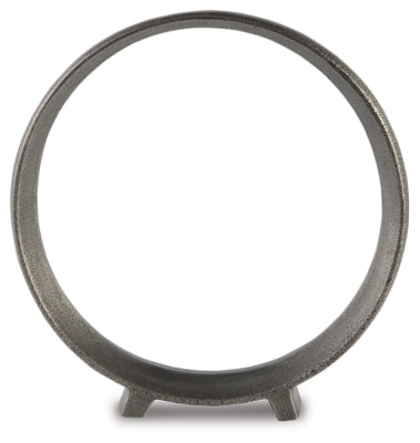 Ashley Ryandale Antique Pewter Finish Sculpture (Set of 2)