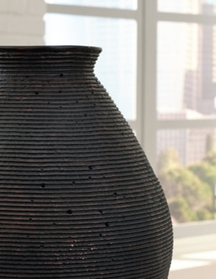 Ashley Hannela Antique Brown Vase