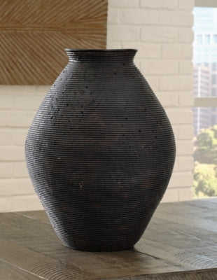 Ashley Hannela Antique Brown Vase