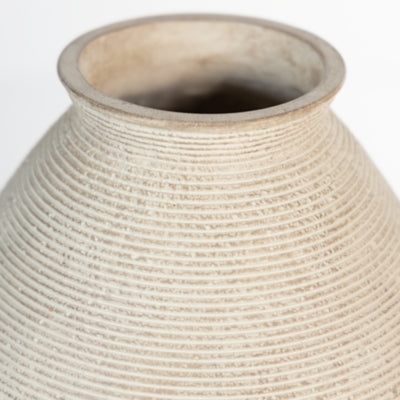Ashley Hannela Antique Tan Vase