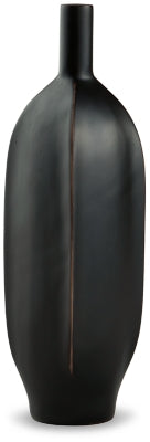 Ashley Rhaveney Black 12.6" H Vases (Set of 3)
