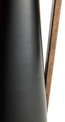 Ashley Pouderbell Black Gold Finish Vase