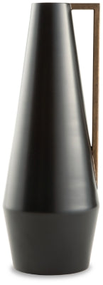Ashley Pouderbell Black Gold 16" H Vase