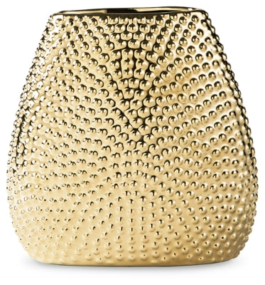 Ashley Efim Gold 8" H Vase