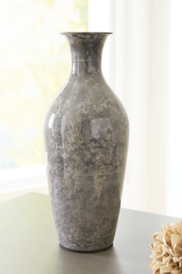 Ashley Brockwich Antique Gray Vase