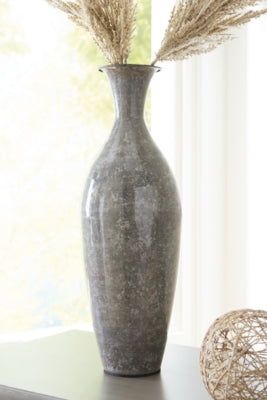 Ashley Brockwich Antique Gray 20" H Vase