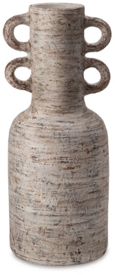 Ashley Wellbridge Distressed White Vase