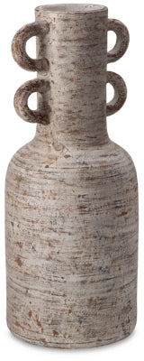 Ashley Wellbridge Distressed White Vase