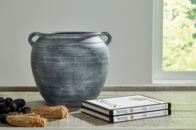 Ashley Meadie Distressed Blue Vase