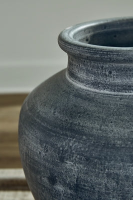 Ashley Meadie Distressed Blue Vase