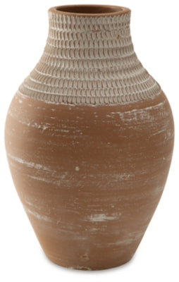 Ashley Reclove Distressed White Vase
