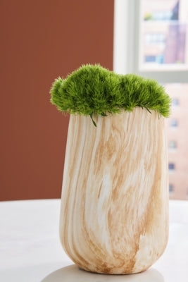 Ashley Cammen Tan White Vase
