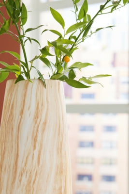 Ashley Cammen Tan White Vase