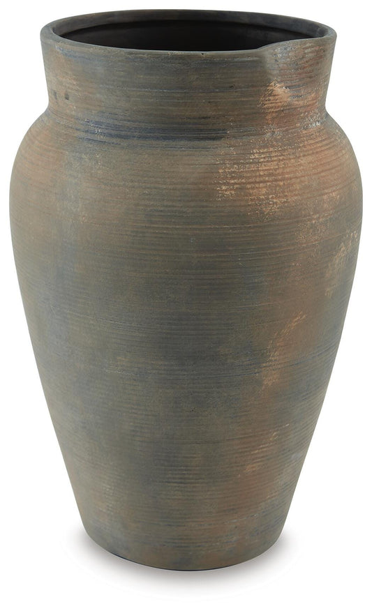 Ashley Brickmen Antique Gray Vase