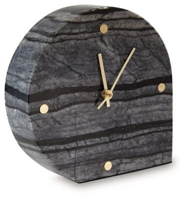 Ashley Janmour Black Table Clock