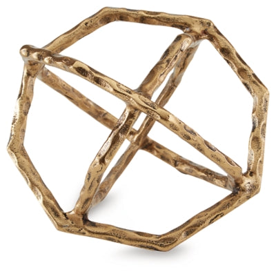 Ashley Laddington Antique Brass Finish Sculpture