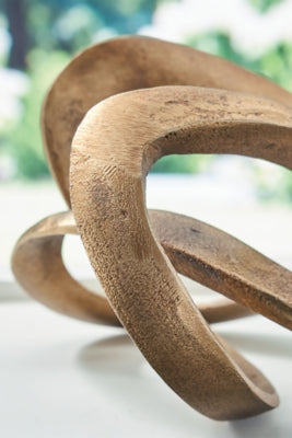 Ashley Dunnruck Antique Brass Finish Sculpture