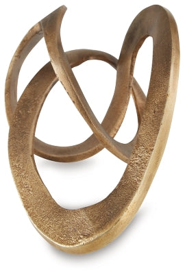 Ashley Dunnruck Antique Brass Finish Sculpture