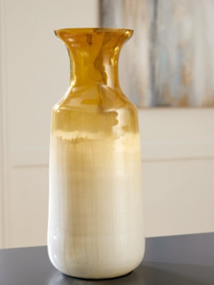 Ashley Wynburg White Amber Vase