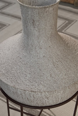 Ashley Estonbank Distressed Cream Vase