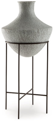 Ashley Estonbank Distressed Cream Vase