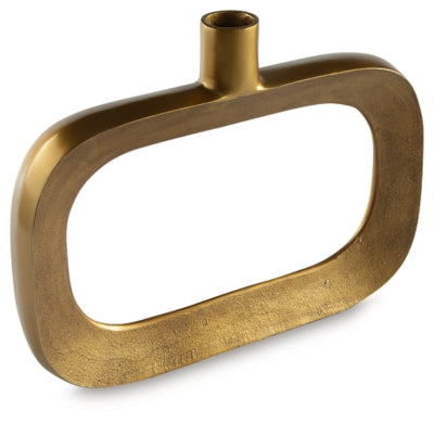 Ashley Lawtonville Antique Gold Finish Vase