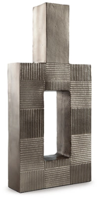 Ashley Wrengrove Antique Nickel Finish Vase