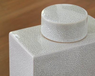 Ashley Haddworth Antique White Jar