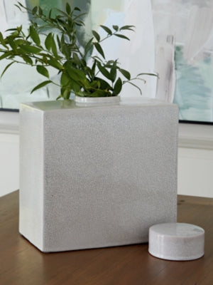 Ashley Haddworth Antique White Jar