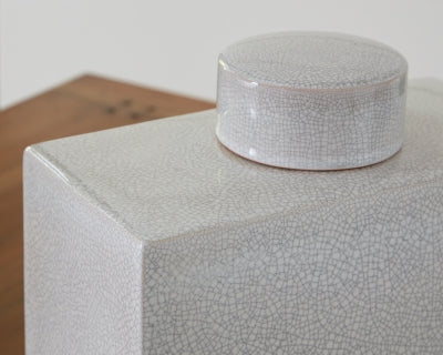 Ashley Haddworth Antique White Jar