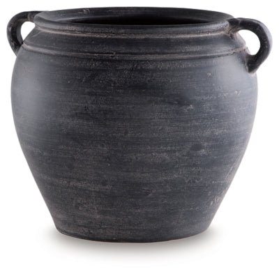 Ashley Meadie Distressed Black Vase