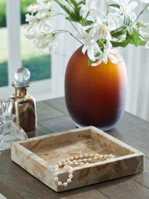 Ashley Edurton Light Beige Tray (Set of 2)