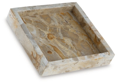 Ashley Edurton Light Beige Tray (Set of 2)