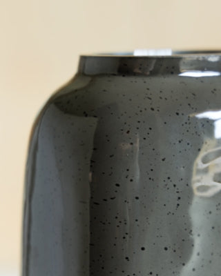 Ashley Kierlain Gray Black Vase