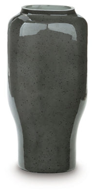 Ashley Kierlain Gray Black Vase