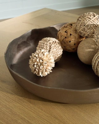 Ashley Wallmen Champagne Gold Finish Tray